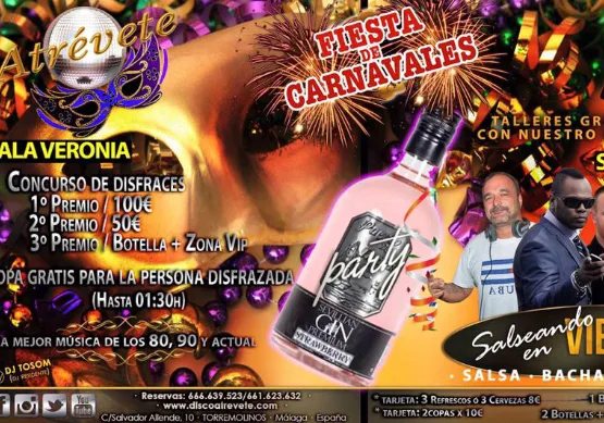 Fiestas Atrevete Salsa Málaga